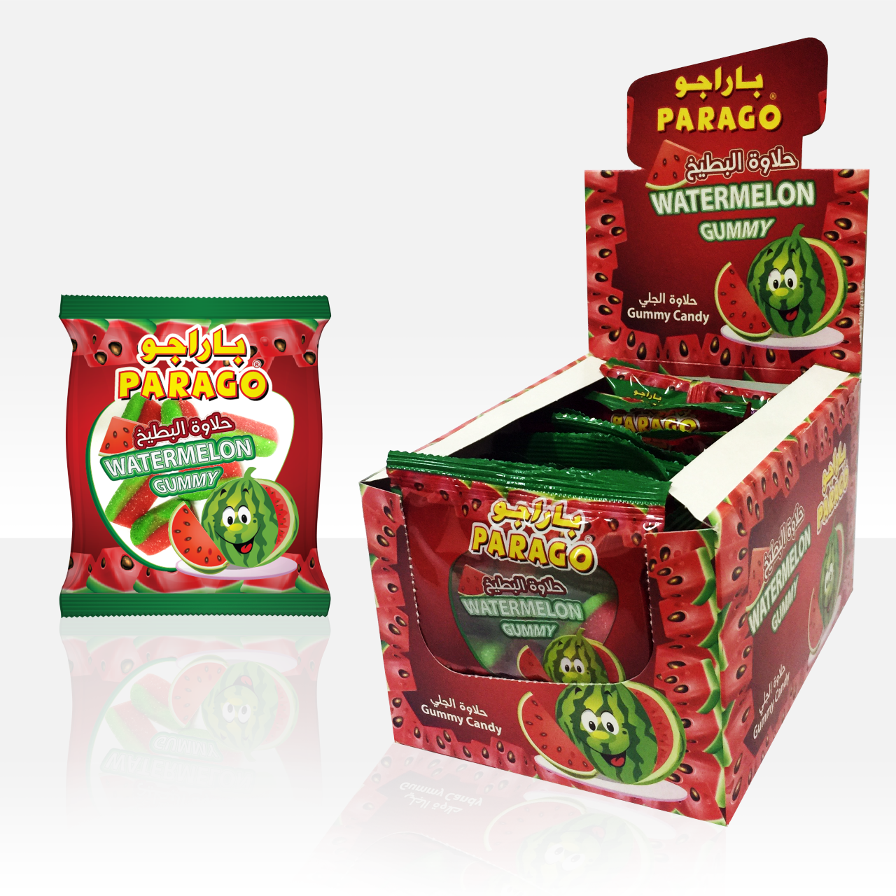 Jelly – watermelon gummy   12gm*24sachet*12Box or 15gm*24sachet*12Box