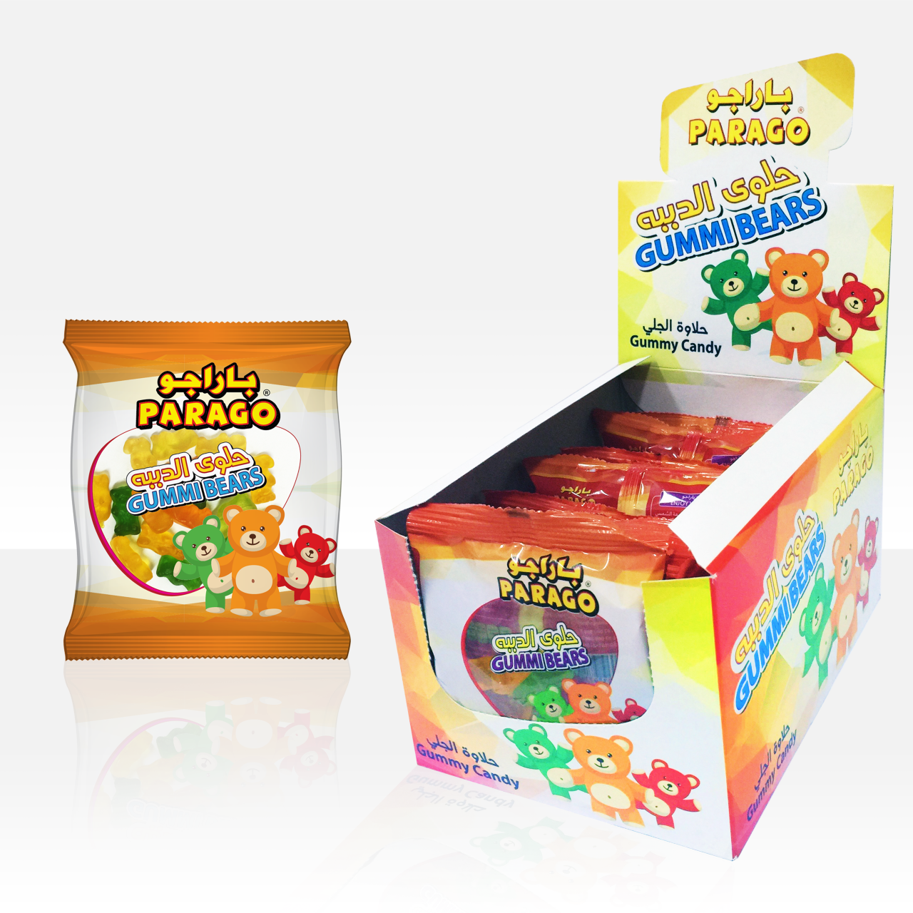 Jelly – gummi bears    12gm*24sachet*12Box or 15gm*24sachet*12Box