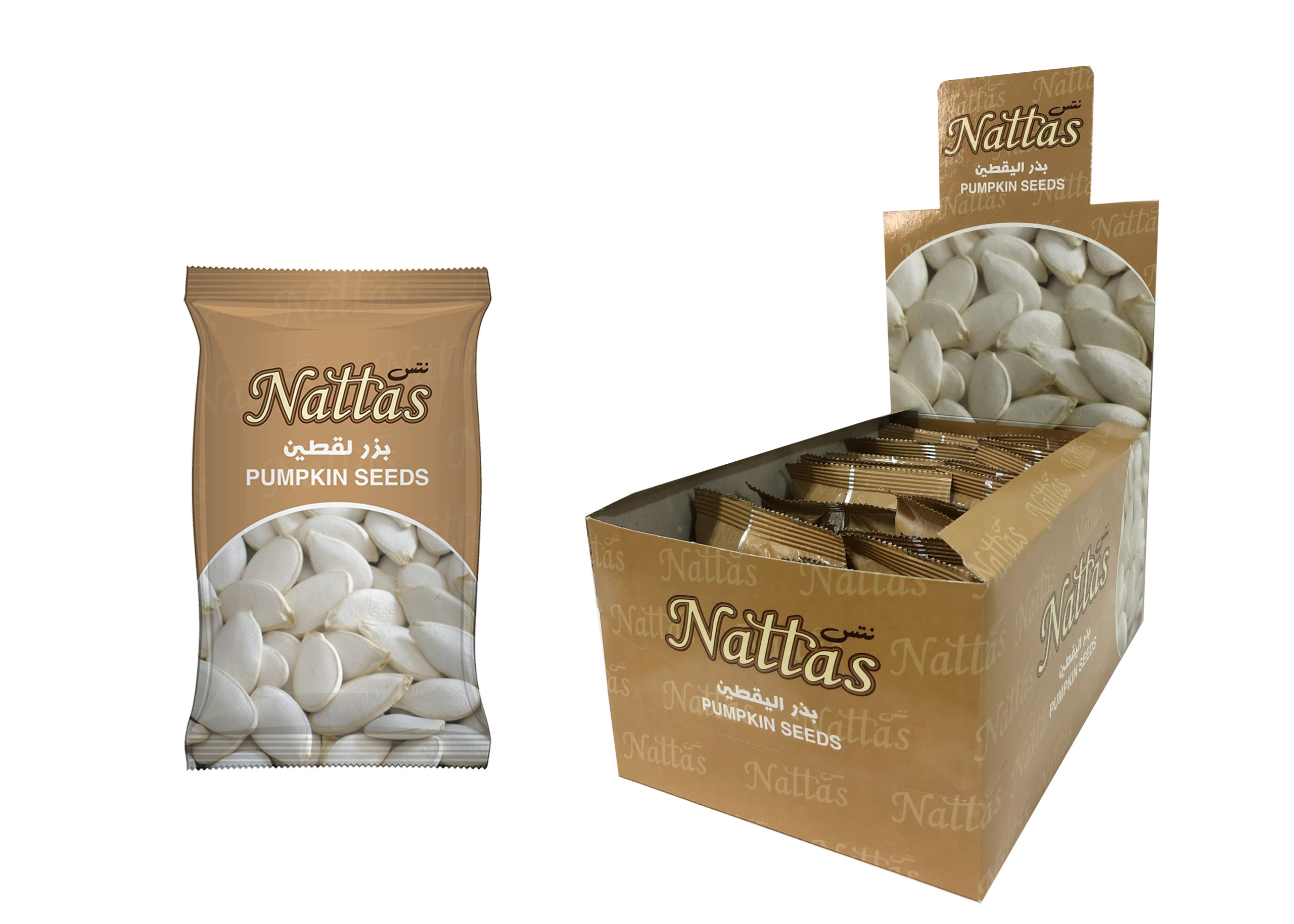 Nattas – pumpkin seeds           20gm*24sachet*8box