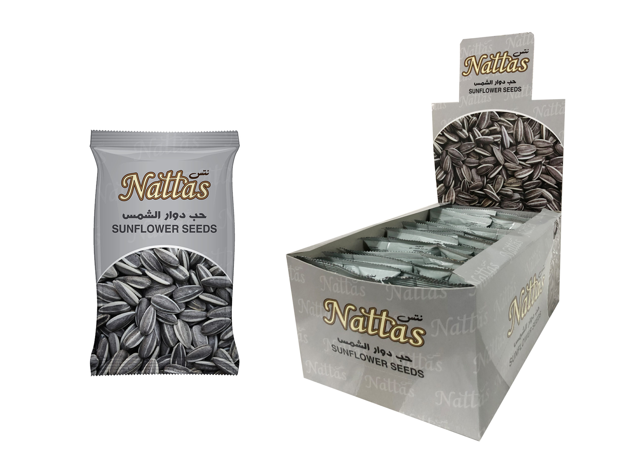 Nattas – Sunflower seeds       25gm*24sachet*8box