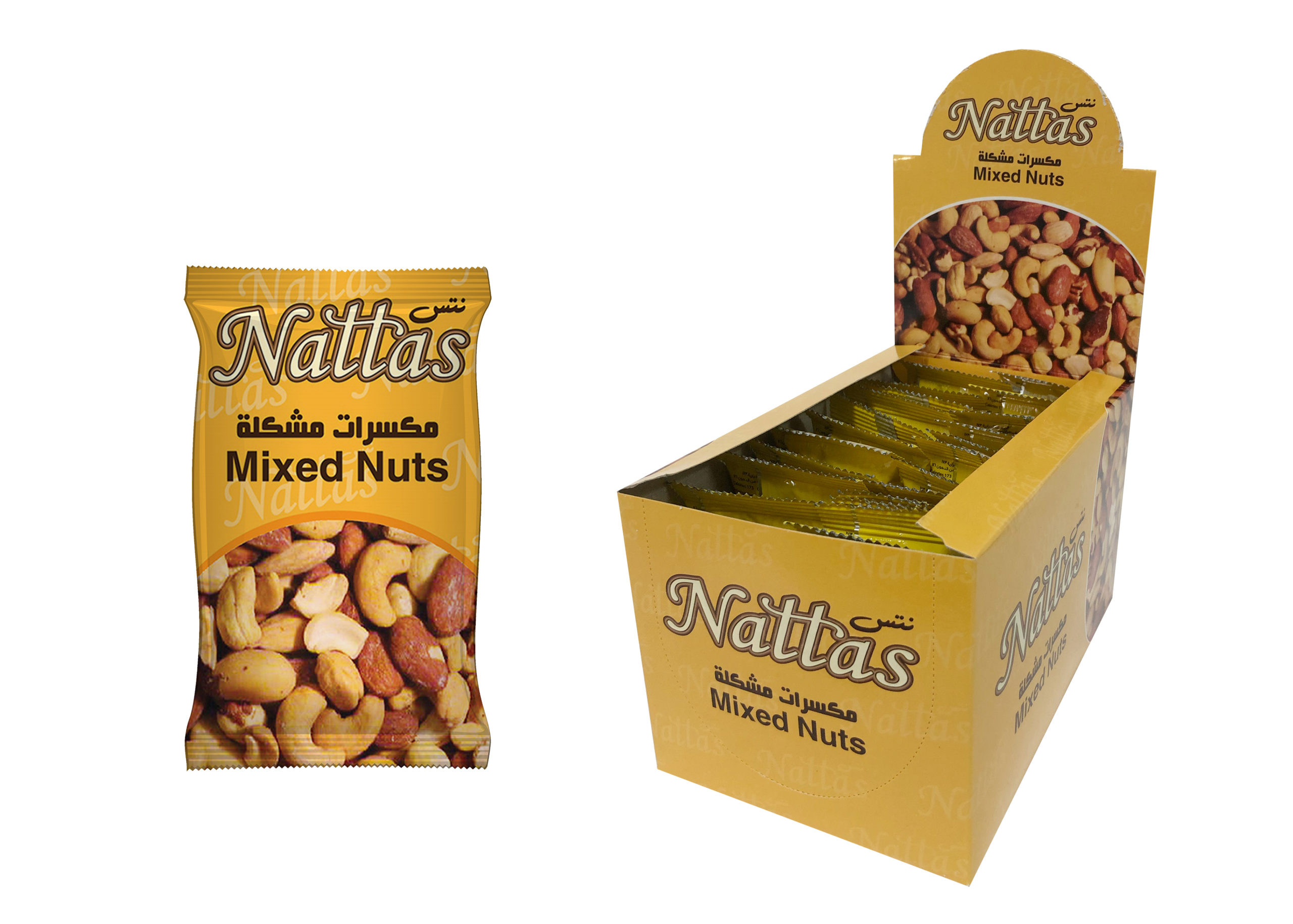 Nattas – Mixed nuts   13gm*24sachet*12box