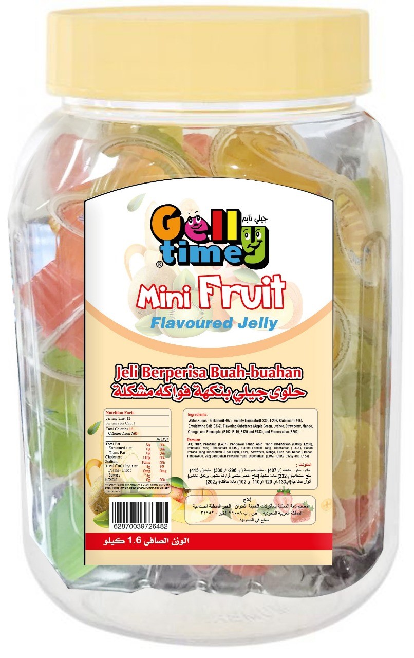 Mini Fruit – Gelly Time   100pieces*6packs